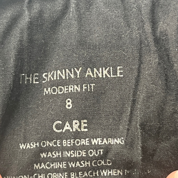 Ann Taylor Women's Skinny Ankle Modern Fit Jeans Dark Blue 8 - Picture 3 of 7